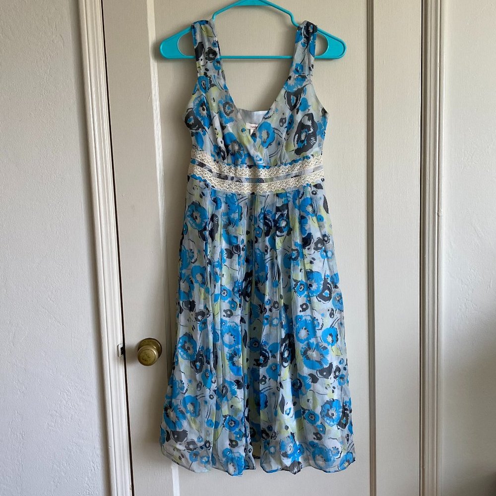 Sundance silk flowy floral dress